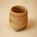 Organizador de Rattan para Utensílios