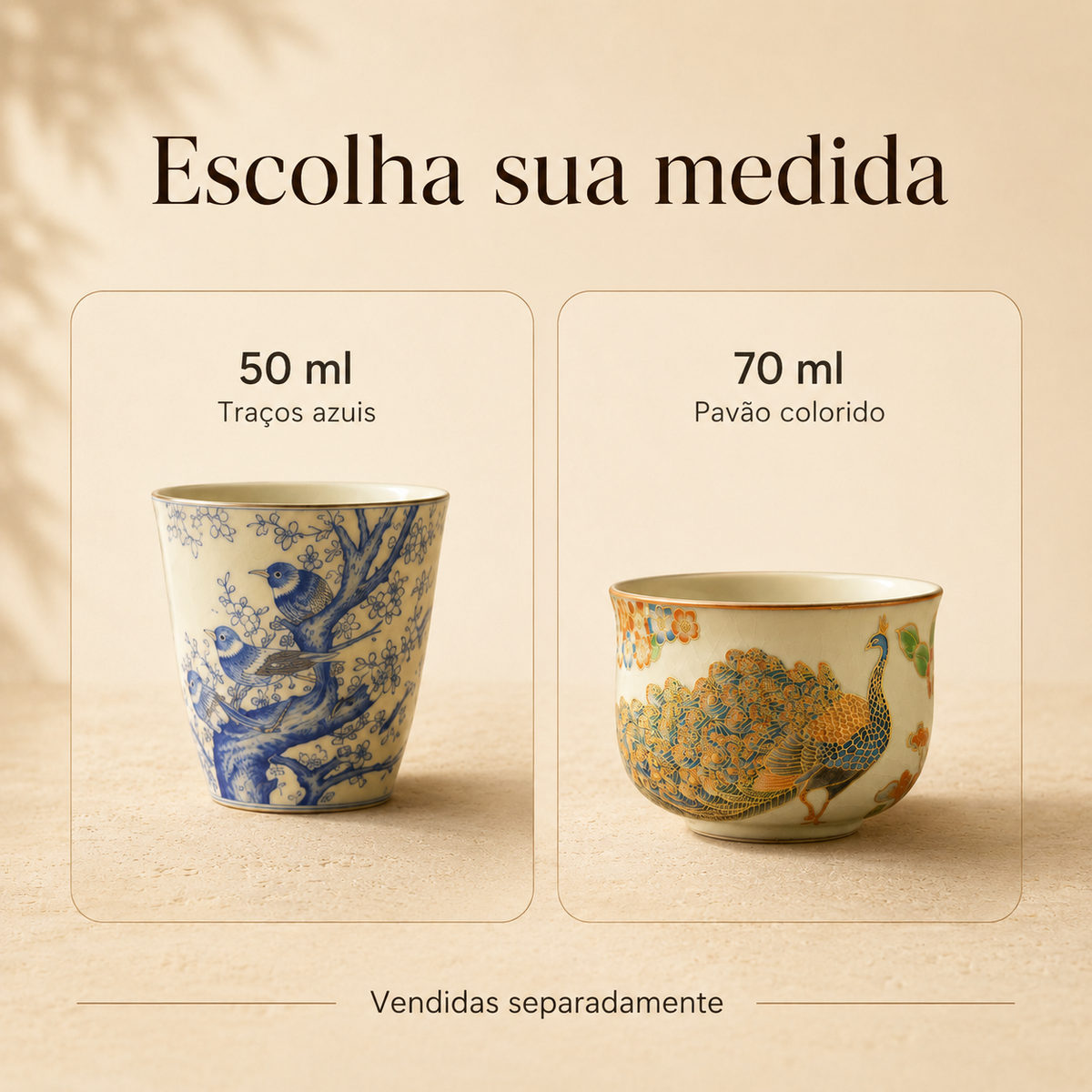 Xícara de Chá em Cerâmica Artesanal