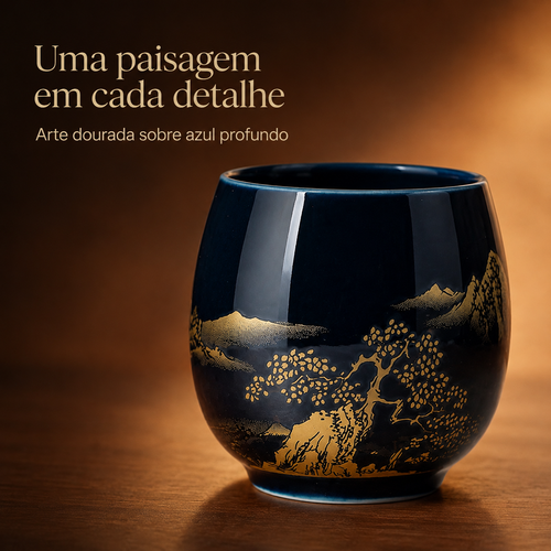 Caneca de Cerâmica Estilo Japonês – 180ml