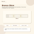 Luminária LED com Sensor de Movimento