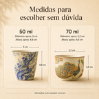 Xícara de Chá em Cerâmica Artesanal