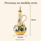 Galheteiro em Cerâmica para Azeite e Vinagre – 500ml