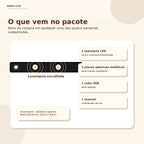 Luminária LED com Sensor de Movimento